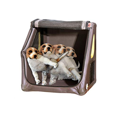 TAMI - Aufblasbares Hundebox XL - Dog Box Hundetransportbox Hund Autotransportbox Transportbox Falbare Hundekäfig