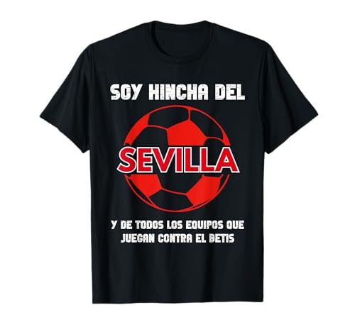 Sevilla Regalo Aficionado Deporte Fútbol Camiseta