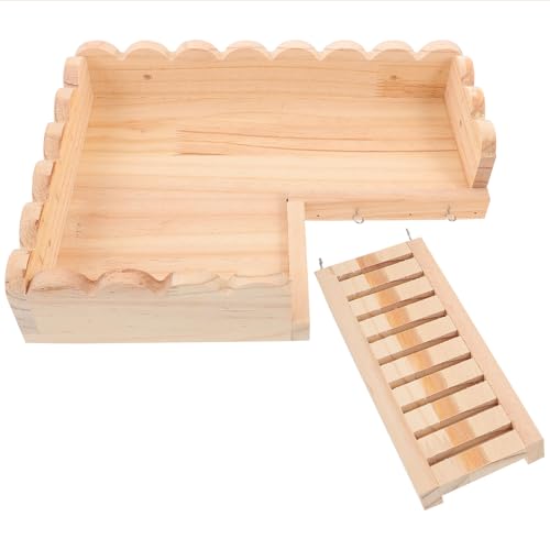 Plateforme en bois pour hamster : créez un parcours de jeu de cage unique - 2