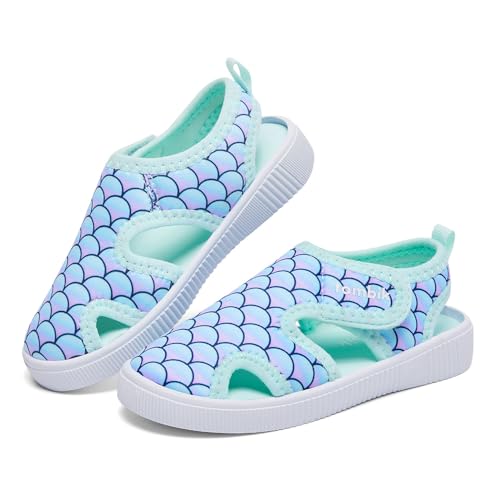 Image of tombik Kids Boys Girls Water Shoes Quick-Dry Swim Beach Outdoor Sport Pool Sandals Barefoot Aqua Socks Baby Toddler Little Kid