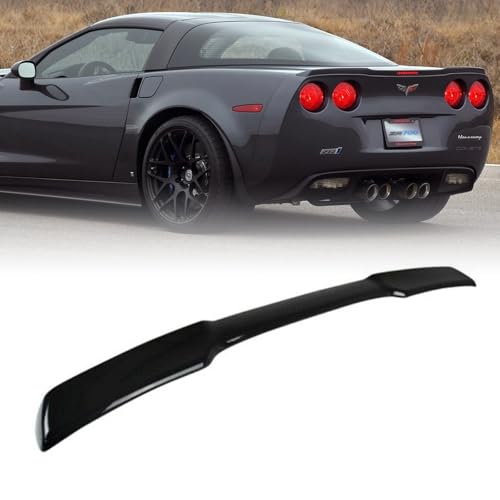 Installation of Stage One and Two Rear Wicker Bills on Spoiler - 2015-2016 Chevrolet Corvette 4 Collect Light Rear Spoiler Wing for Chevy Corvette C6 ZR1 2005 2006 2007 2008 2009 2010 2011 2012 2013 Rear Trunk Lid Wing Spoiler (Gloss Black)