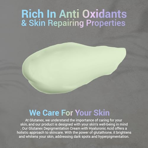 Image of Glutanex Advanced Fairness Night Cream for Glowing Skin | Brightening & Even Skin Tone Face Cream | Helps Reduce the Appearance of Dark Spots & Pigmentation | Nourishing Overnight Moisturizer for Women & Men | 29 g (Pack of 1)