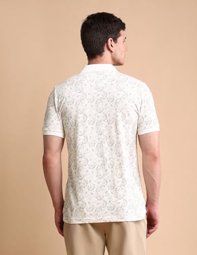 Image of U.S. Polo ASSN. Printed Polo T Shirts for Men - 100% Cotton, Half Sleeves Mens Tshirt
