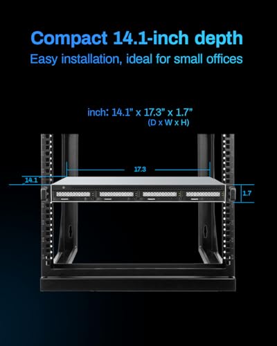 Image of TERRAMASTER U4-500 NAS Storage - 4Bay Core i3 1215U Ultra-Short 1U Rackmount NAS, 8GB DDR5 RAM, Dual 10GbE Ports, Network Attached Storage Peak Performance for Business (Diskless)