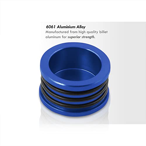 Ajp Distributors Jdm T-6061 Anodized Aluminum Camshaft Cam Shaft Seal Cover Cap Plug O-Ring Compatible/Replacement For B D H F-Series Dohc Vtec Engine Motor D15 D16 D17 B16 B17 B18 B20 H22 H23 F20 F22 #TOP1