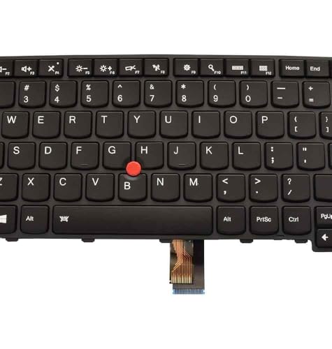 Image of FORIDA Laptop Keyboard Compatible for Lenovo Thinkpad E431 T431 T431S T440 T440E T440P T440S T450 T450S L470 T460 L440 E440 L450 L460 CS13T Series 04Y0862 0C02253 00HW878 (with Pointer & Backlit)