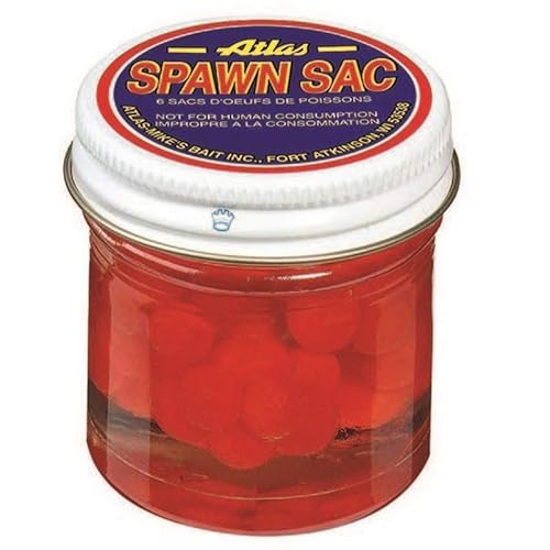 Atlas Regular Spawn Sacs 62063, 1 oz, Orange