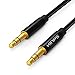 KINPS Audio Auxiliary Stereo Audio Cable 3.5mm Stereo Jack Male to Male, Stereo Jack Cord for Phones, Headphones, Speakers, Tablets, PCs, MP3 Players and More (10FT/ 3M, Black)