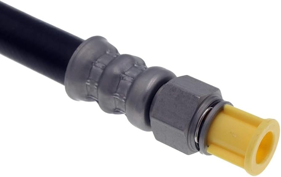 KarParts360 For Chevy Camaro 2010 2011 2012 Transmission Oil Cooler Pressure Line | Natural Housing | Metal; Rubber | Straight Hose | Quick Disconnect End 1 and 2 | Replacement For 92218315, 92224581