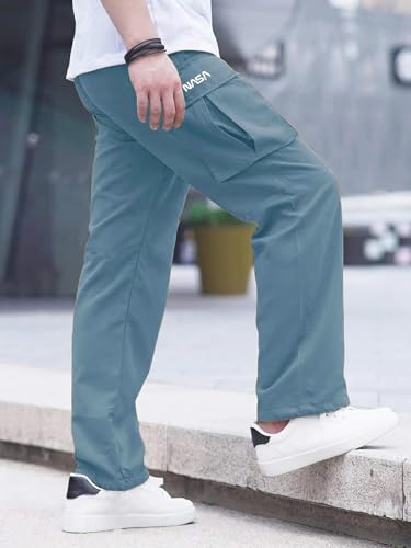 Image of DEEMOON Men's Cargo Pants Outdoor Hiking Multi-Pocket Utility Long Trousers | Men's Cargo