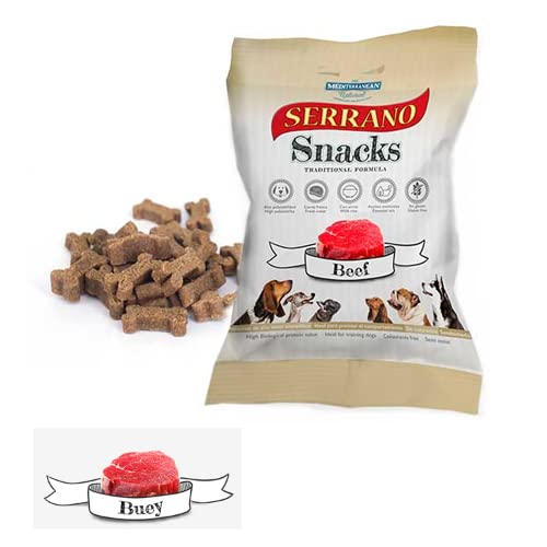 MDT SERRANO SNACK PERROS PAVO 100 GR