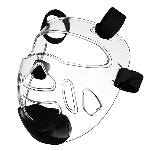 ibasenice Pack Facial de Hombre Pack Facial Hombre Escudo Facial de Kickboxing Equipo Boquilla Gel Facial tocador de Artes Marciales plastico Templado Transparent
