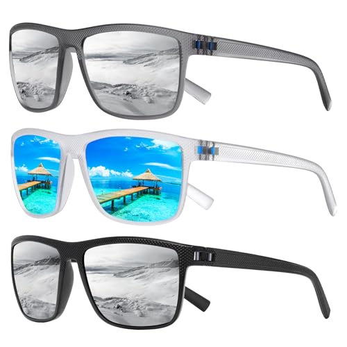 TURBOPEP Square Polarized Sunglasses