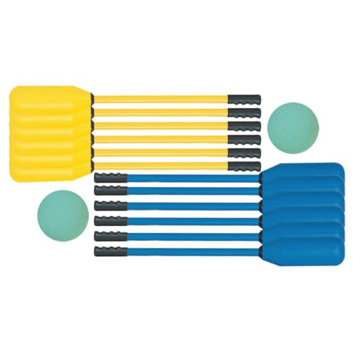 The Zoneâ„¢ - Soft Polo Set, Blue and Yellow, 24\" Long Sticks, for Kids and Teens, Lightweight for Easy Movement (Replacement Sticks, 1 Blue & 1 Yellow)