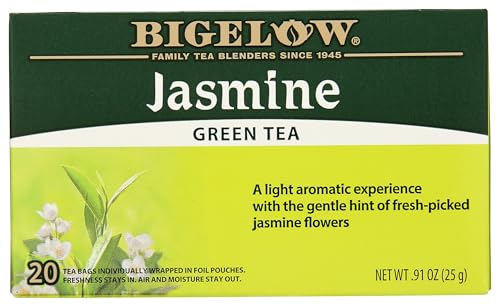 Bigelow Tea Jasmine Green Tea 20 Count (Pack of 1)