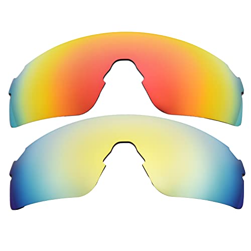 Verres EVZero Blades Rouge pour remplacer vos lentilles rayées
