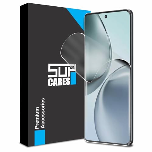 Image of SupCares TPU Anti Glare Matte Unbreakable Membrane Screen Protector for Realme 14 Pro (6.77 Inch) With Easy Self Installation Kit | Fingerprint Working | Edge to Edge Coverage