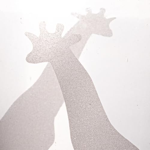 Creative Co-Op 20-Ounce Etched Glass Decanter with Giraffes and Glass Stopper, Clear by Creative Co-Op - Image 4