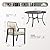 SUNSHINE VALLEY 7 Pieces Patio Dining Set, 6 x Woven Rattan Chairs with Waterproof Cushion, 54” Metal Round Dining Table with Umbrella Hole, Outdoor Table and Chairs Set for Backyard Lawn and Deck