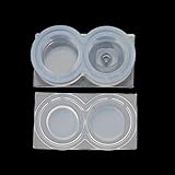 Diarypiece DIY Storage Shape Epoxy Silicone Mold, Storage Box Resin Mold