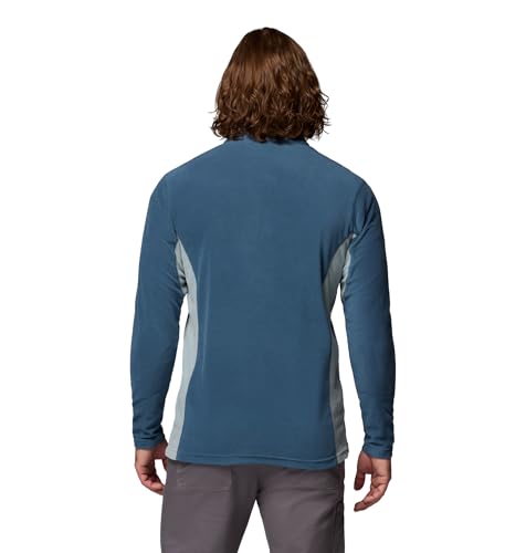 Columbia Klamath Range II masculino meio zíper, Azul escuro/azul esmagado, P