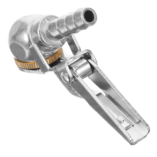 SOLUSTRE Locking Air Chuck for Tire Inflator Quick Connect Chuck with Clip Durable Fit for Cars Bikes and Trucks