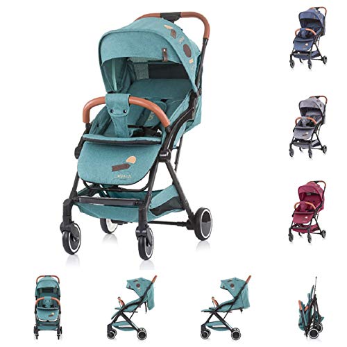 Chipolino Cochecito Oreo hasta 22 kg ruedas delanteras giratorias plegables con 1...