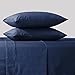 Feather & Stitch 500 TC Full Size Damask Bed Sheet Set, 100% Soft Cotton Breathable Bedsheets, 18