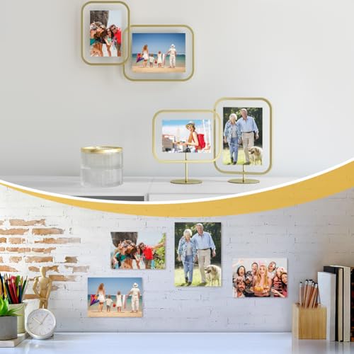 craspire 5 Stück Sublimations Fotoplatte Aus Aluminium 0.5mm Dicke Platte Blankes Metallschild Blanke Wärmeübertragungs Bildplattenblätter Für Den DIY Druck von Fotos Abschlussfeiern Jubiläen