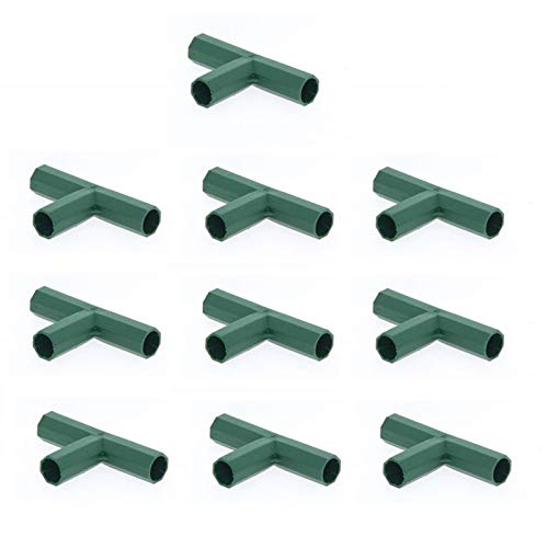 10 piezas de conexión de conector de marco de invernadero de 3...