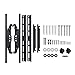 Tilt TV Wall Mount Bracket for 32-55 Inch Samsung Sony Vizio LG Sharp LED LCD OLED QLED Plasma Flat Curved Screen TVs, VESA 400x400mm 154lbs Capacity, Fits 16