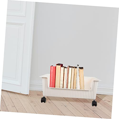 Rangement polyvalent pour documents et étagère mobile plastique sous bureau - 6