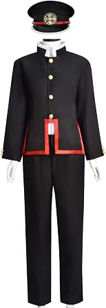 Tsukasa Yugi Uniform Jacket Full Set Jibaku Shounen Hanako Kun Cosplay Female Skirt Kimono Robe Hat