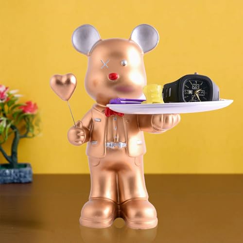 Cool Taddy Bear Showpiece for Home Decorative Showpiece | Taddy Bear with Paltter Statue for Home Decor Showpiece | Home Kitchen Decor | Office Decorative Item -5 Cool Taddy Bear Showpiece for Home Decorative Showpiece | Taddy Bear with Paltter Statue for Home Decor Showpiece | Home Kitchen Decor | Office Decorative Item -5