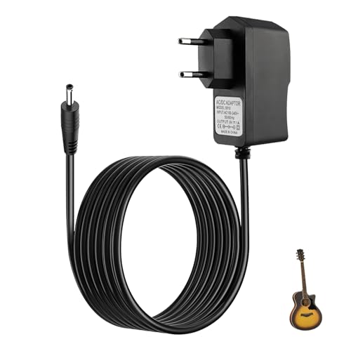 9V 1A Adaptateur D'Alimentation pour Pédale de Guitare, Chargeur Compatible avec Boss, Roland, Casio, Digitech, MXR, Behringer, et Autres Pédales d'Effets,...