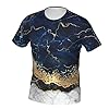 QiErDesign Men 3D Printed Short Sleeve T-Shirts Casual Graphics Tees, #13, Large #4