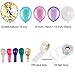Tatuo 112 Pieces Balloon Garland Kit Balloon Arch Garland for Wedding Birthday Party Decorations (Pink Purple Blue)