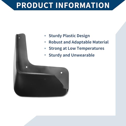 Image of Mud Flaps Splash Guards W /Mount Accessories for Citroen C-Quatre(Hatchback) 2012-2015 Front Rear Mud Guards 1 Set