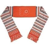 Offizielles Lizenzprodukt FOCO Forever Collectibles NHL Philadelphia Flyers Schal, Glitzerstreifen, Teamfarben, Einheitsgröße