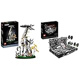producto 1: Este set coleccionable de LEGO cuenta con detalles reconocibles del famoso universo del juego de Playstation Horizon, como un abedul para construir, juncos y un semáforo oxidado cubierto por una enredadera