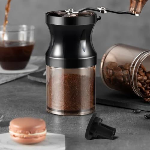Hemobllo Manual Coffee Grinder, Portable Coffee Bean Grinder Nylon Material with 3pcs Fixed Core Pieces Replacement Space-saving Design, Easy Replacement Accessory and Travel Office - 4