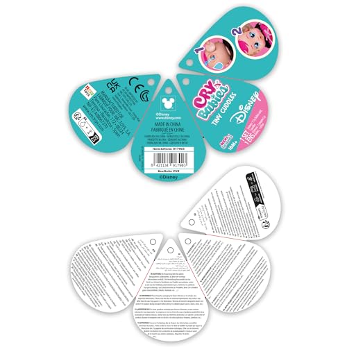 Cry Babies Piccole Cuddles Disney Topolino, Bambola Bambola Bambino Morbida Tiny Cuddles Ispirata A Mickey Disney, Piange Lacrime Reali, Set Per Ragazze E Ragazzi 18+ Mesi - 7