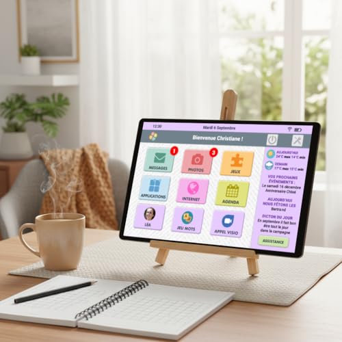FACILOTAB XXL Classic – Senior-Tablet – einfach und intuitiv, ideal für ältere Menschen – sehr großer...