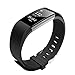 JUNYI Fitbit Charge 2 Bands,Classic Sports Watch Adjustable Replacement Comfortable Bands for Fitbit Charge 2 Fitness Smart Wristbands Strap (Black Large)