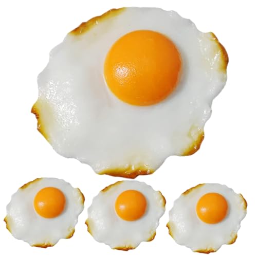 SOIMISS 4 Stück Realistische Spiegelei Deko