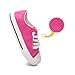 Colgo Boys Girls Sneakers Canvas Lace up Walking Shoes for Little Big Kids Size 11-6(Bright Fuchsia, 4 Big Kid)