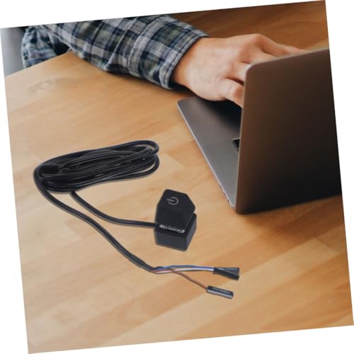 Cable extensión botón encendido PC con interruptor táctil para un control fácil de energía 4