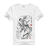 XINSHUN Attack on Titan Shirt Eren Yeager Shirt Fashion Tees Short Sleeve Modal Shirt Anime Shirts...
