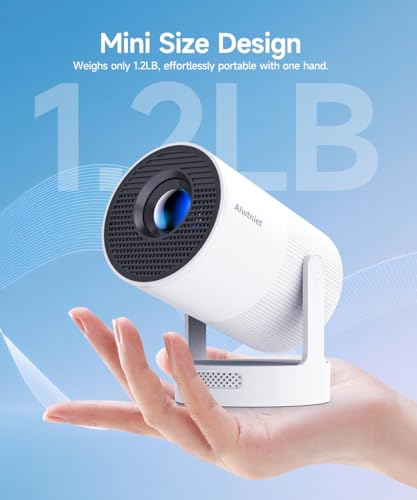 Image of Mini Projector with Wifi and Bluetooth, Portable 4K Support Smart Proyector