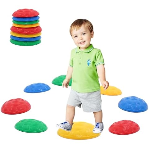 Forroby 8PCS Sensory Stepping Stones Set Cover